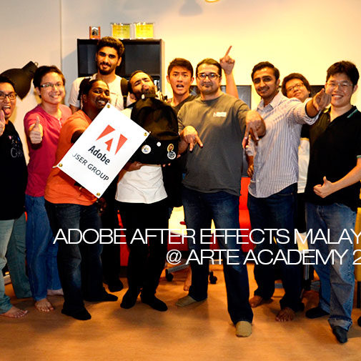 Adobe After Effects & Element 3D live tutorial at ARTE Academy on TV Idents, September 2014.